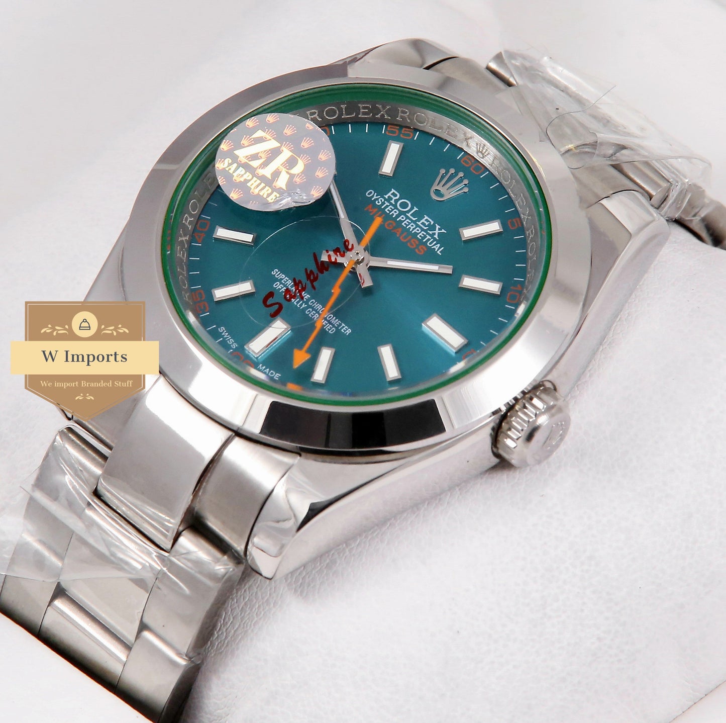 Latest Collection All Silver With Sky Blue Dial Automatic Watch ZR Factory