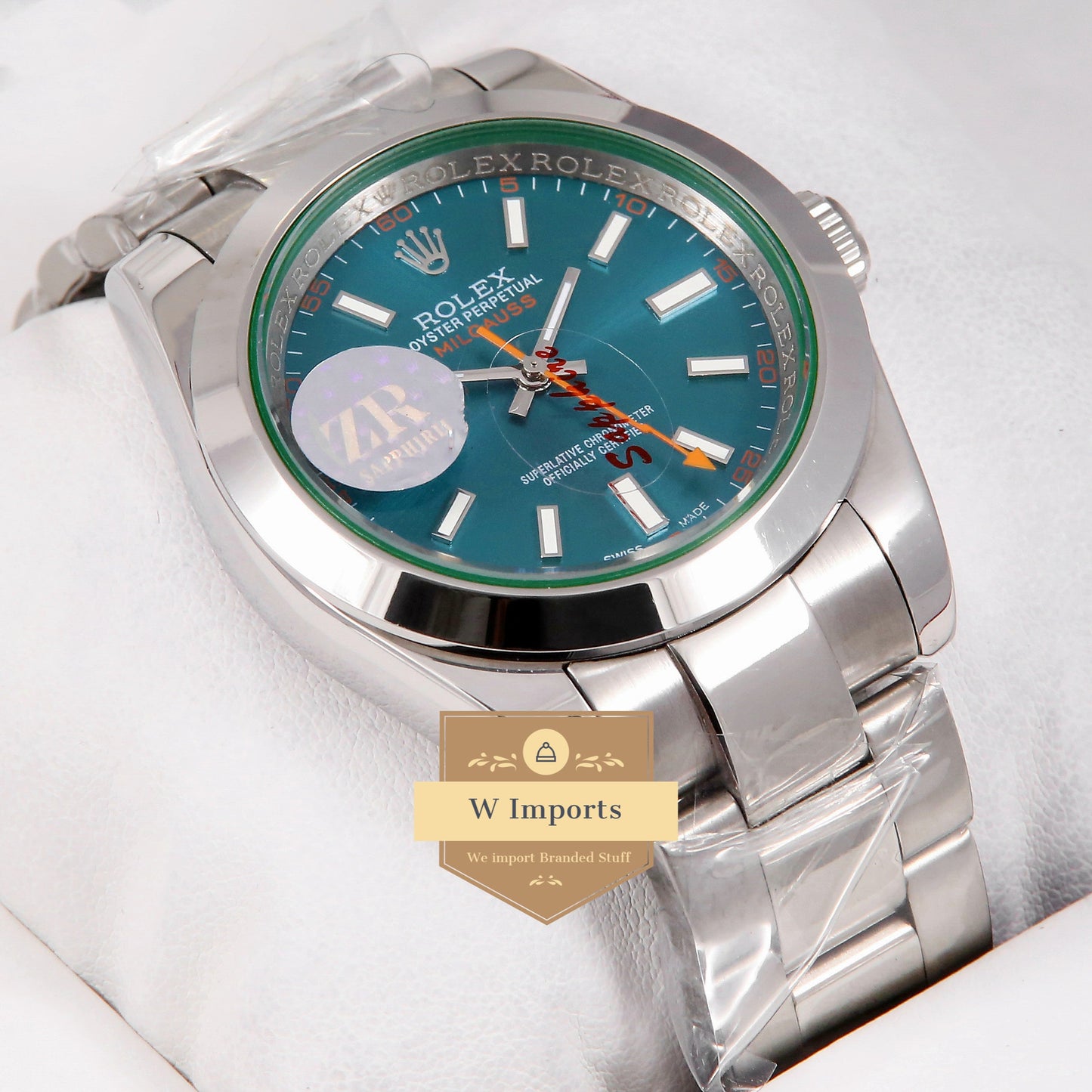 Latest Collection All Silver With Sky Blue Dial Automatic Watch ZR Factory