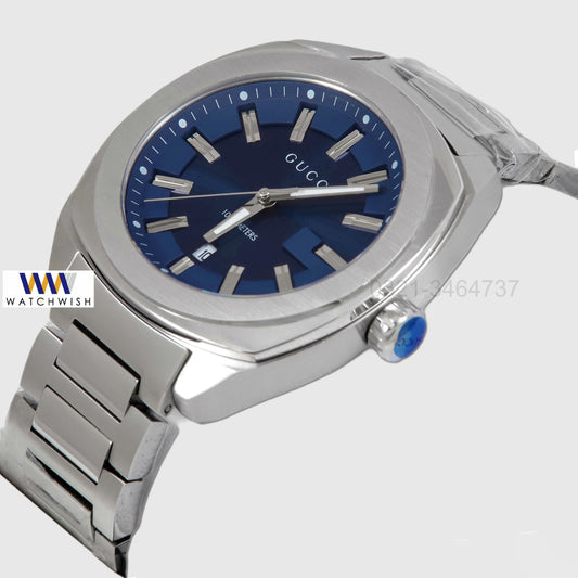 Latest Collection Silver With Blue Dial