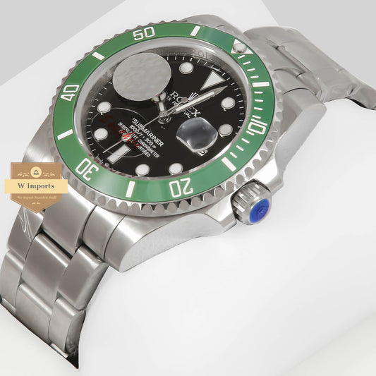 Latest Collection 40 Hulk Green Bezel And Black Dial ZR Factory