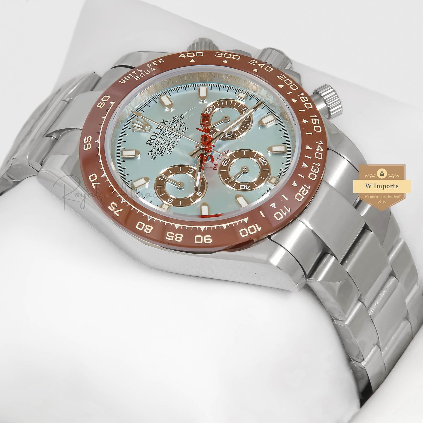 Latest Collection Chronograph 40 Silver With Blue Dial ZR Factory