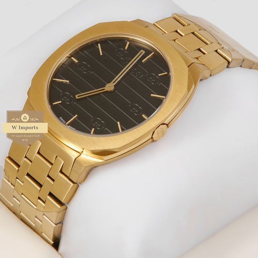 Latest Collection Yellow Gold With Black Dial