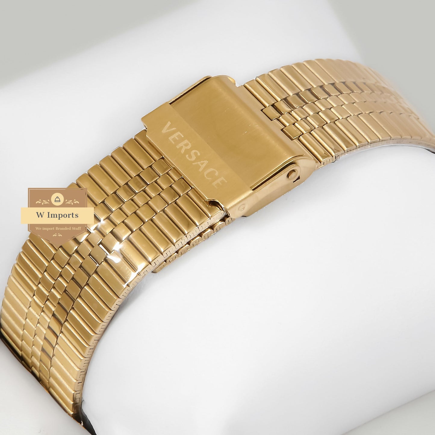 Latest Collection All Yellow Gold With Green Dial Bracelet Watch