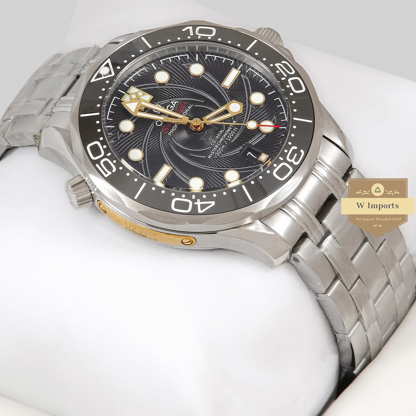 Latest Collection Silver With Black Dial Automatic Watch