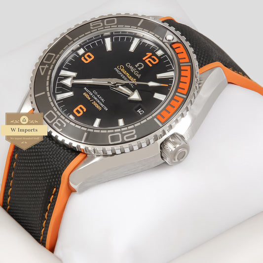 Latest Collection Silver Case With Black Dial & Parachute Strap