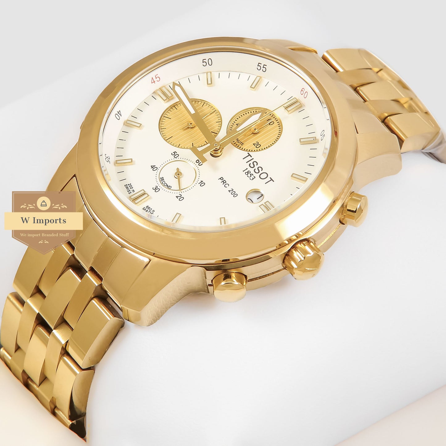Latest Collection PRC-200 Chronograph Yellow Gold With White Dial