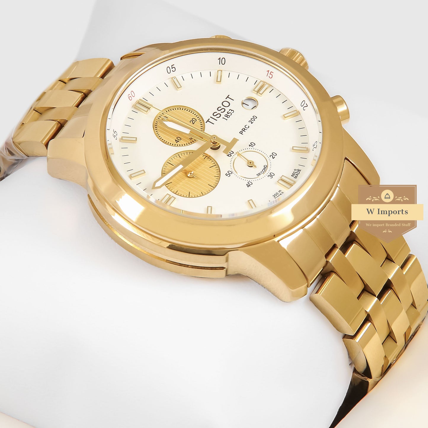 Latest Collection PRC-200 Chronograph Yellow Gold With White Dial