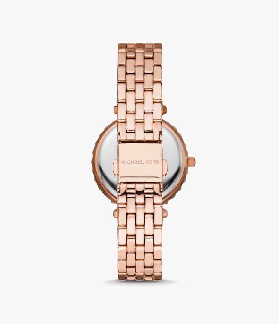 Michael Kors Women’s Quartz Stainless Steel Silver Dial 35mm Watch MK4515