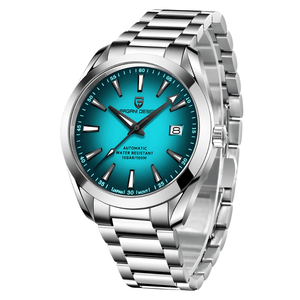 Pagani Design sky blue Chain Men's Automatic Watch 40mm | Pd-1688