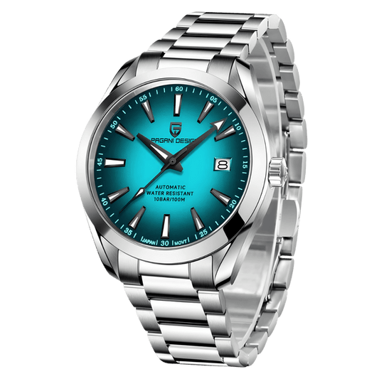 Pagani Design sky blue Chain Men's Automatic Watch 40mm | Pd-1688