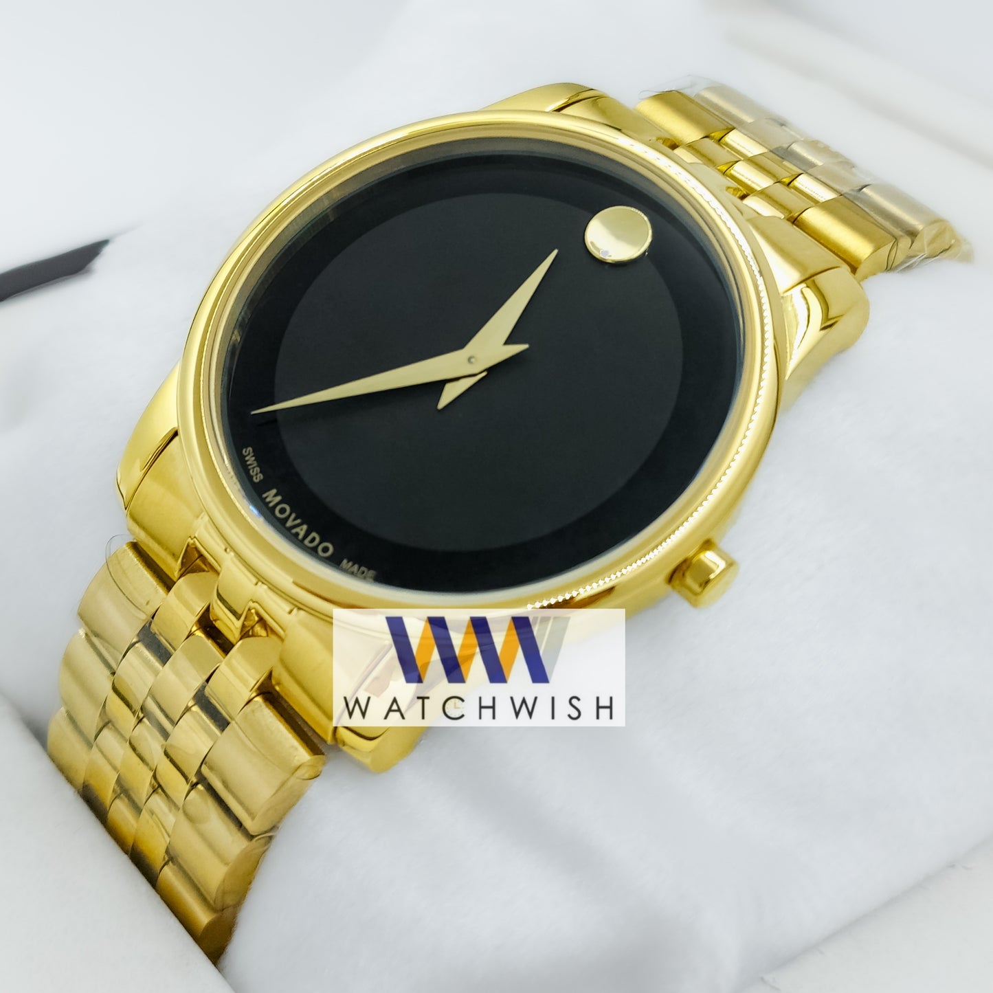 New Collection Gold With Black Dial Watch For Men