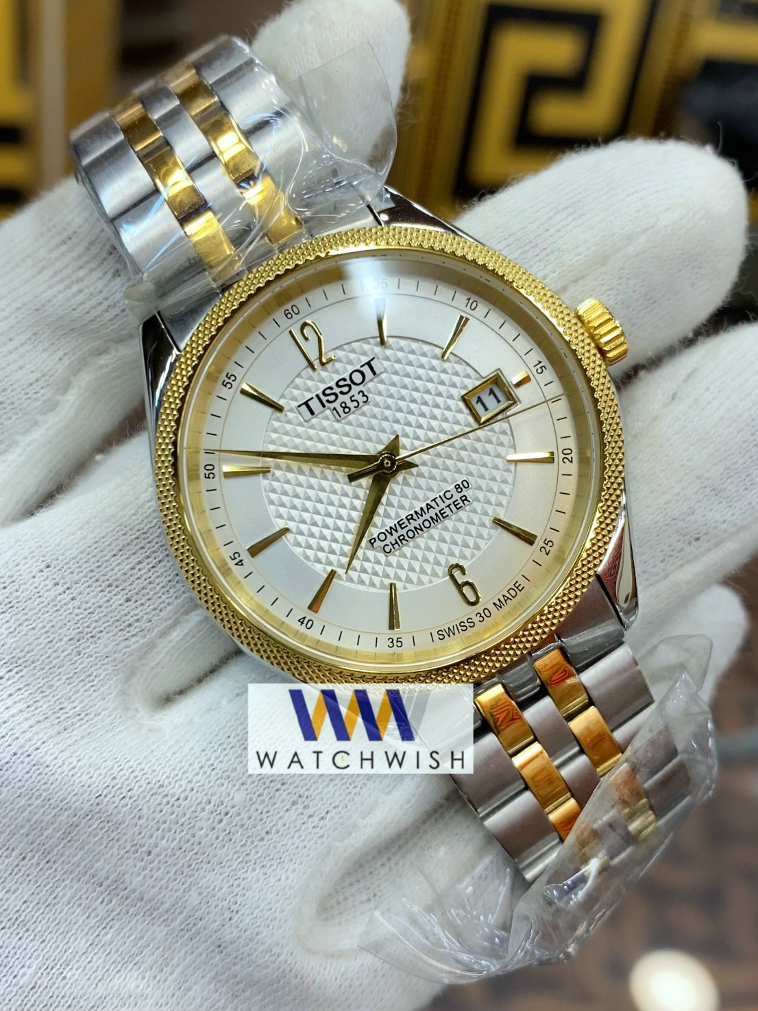 New Collection Two Tone With Silver Dial Branded Watch For Men