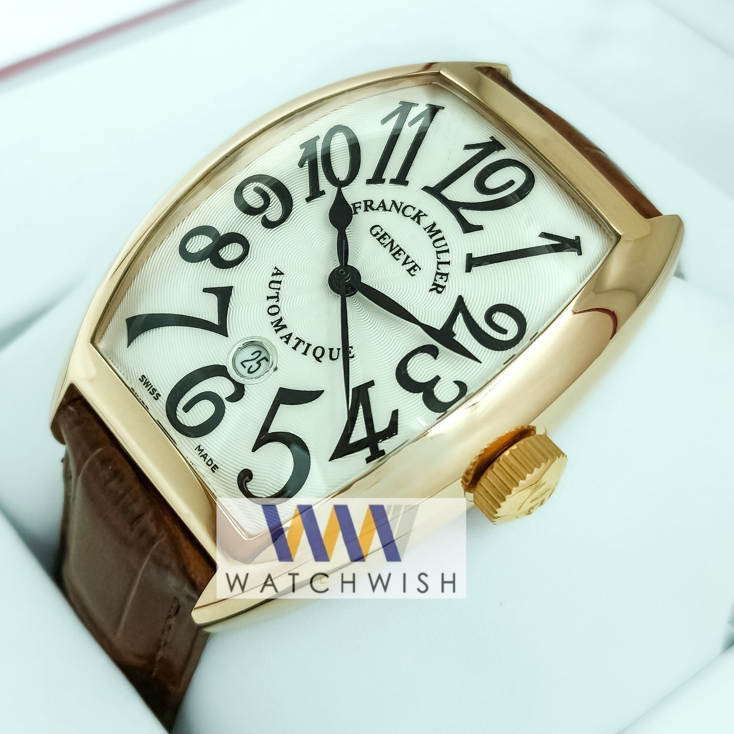 Exclusive Collection Rose Gold With Off White Dial Watch For Men