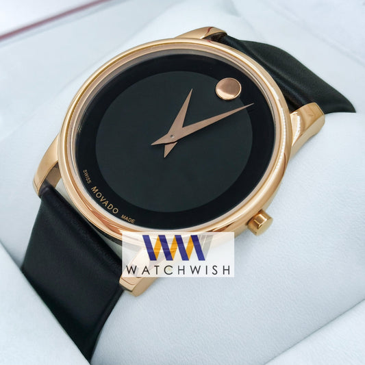 New Collection Rose Gold With Black Dial Watch For Men