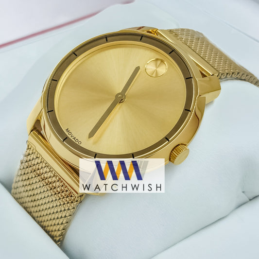 New Collection Yellow Gold With Yellow Gold Dial Watch For Men