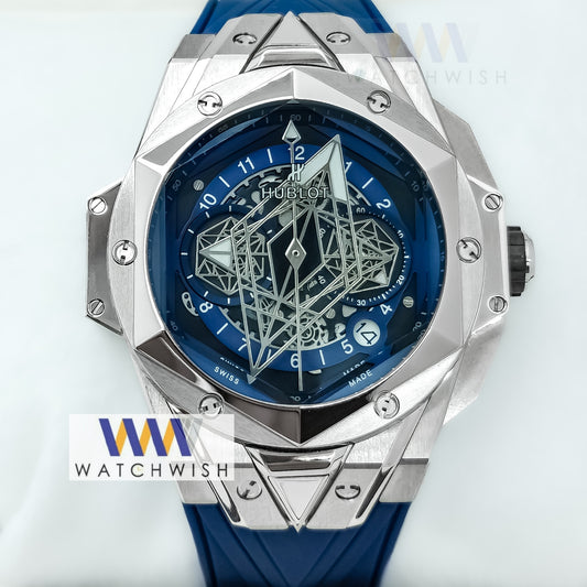 Exclusive Collection Silver With Blue Dial Branded Watch For Men