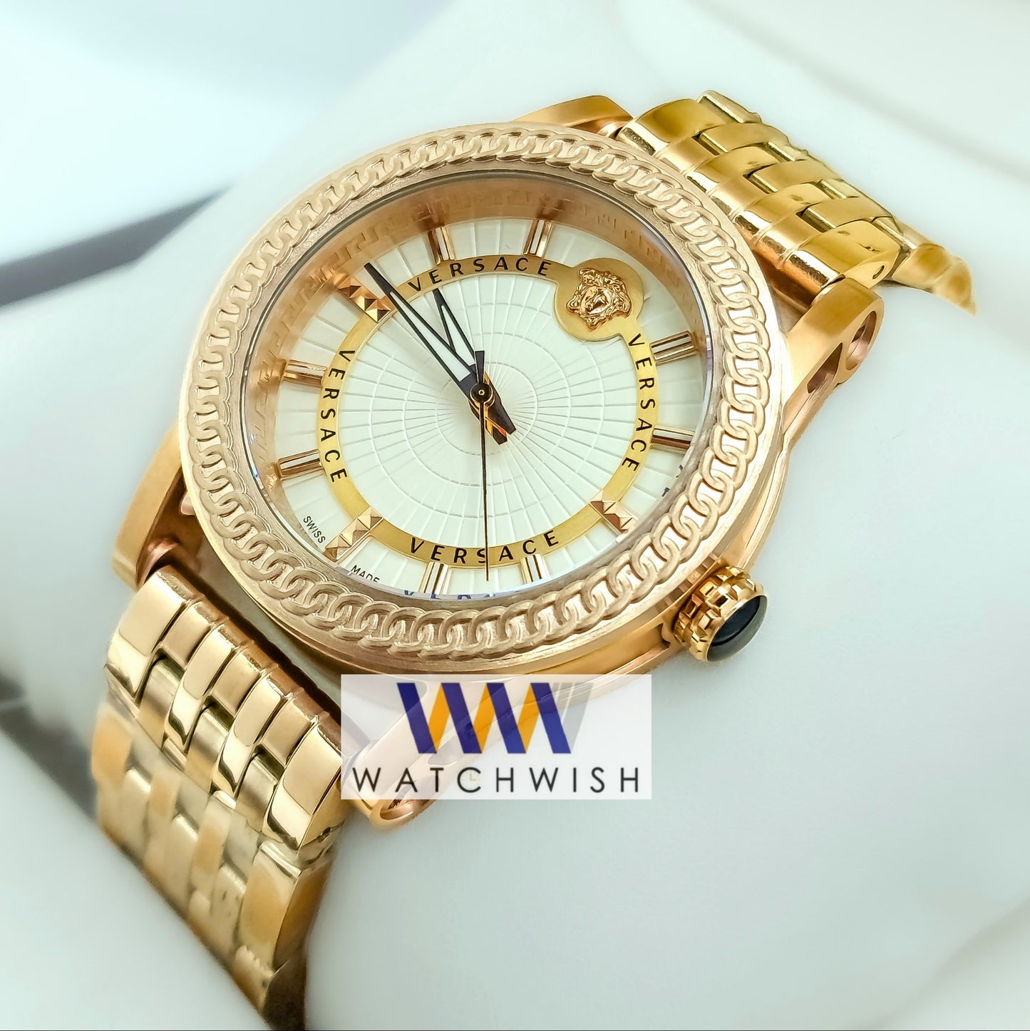 New Collection Yellow Gold With Off White Dial Watch