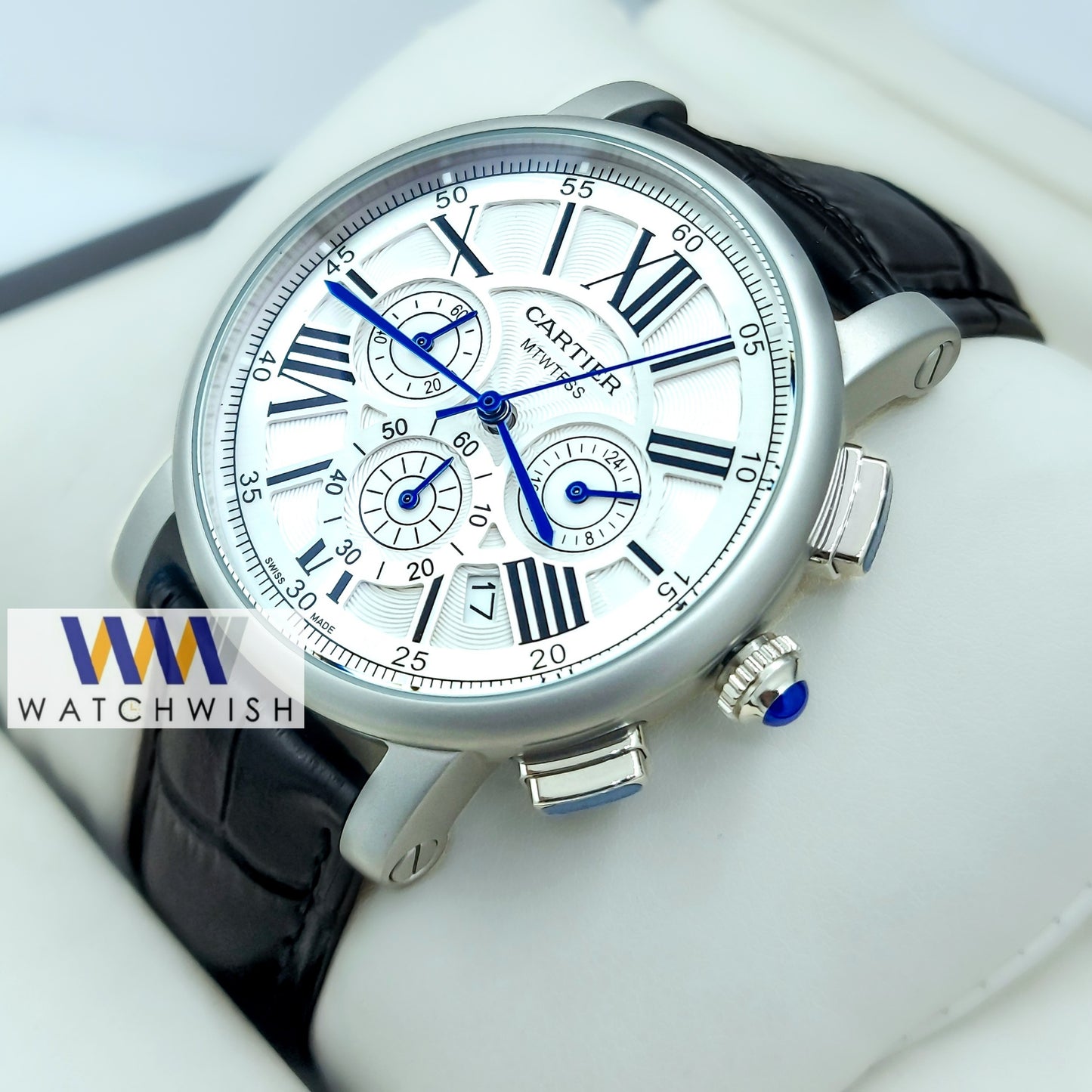 New Collection Matt Grey With White Dial Watch For Men