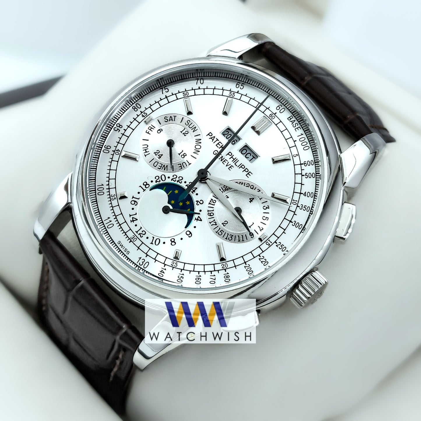 New Collection Silver With Silver Dial Automatic Watch