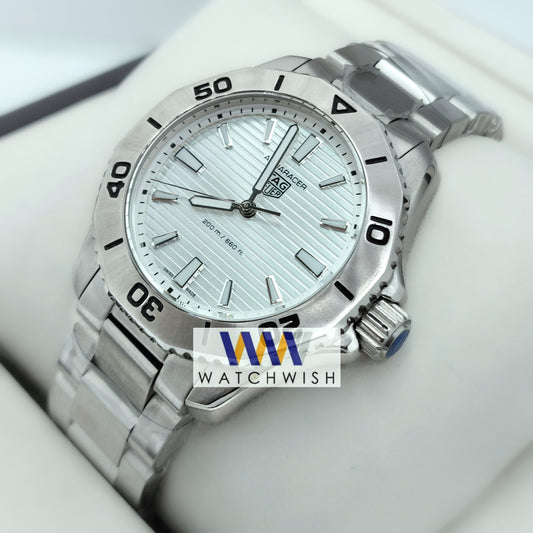 New Collection Silver With White Dial 40mm Automatic Watch