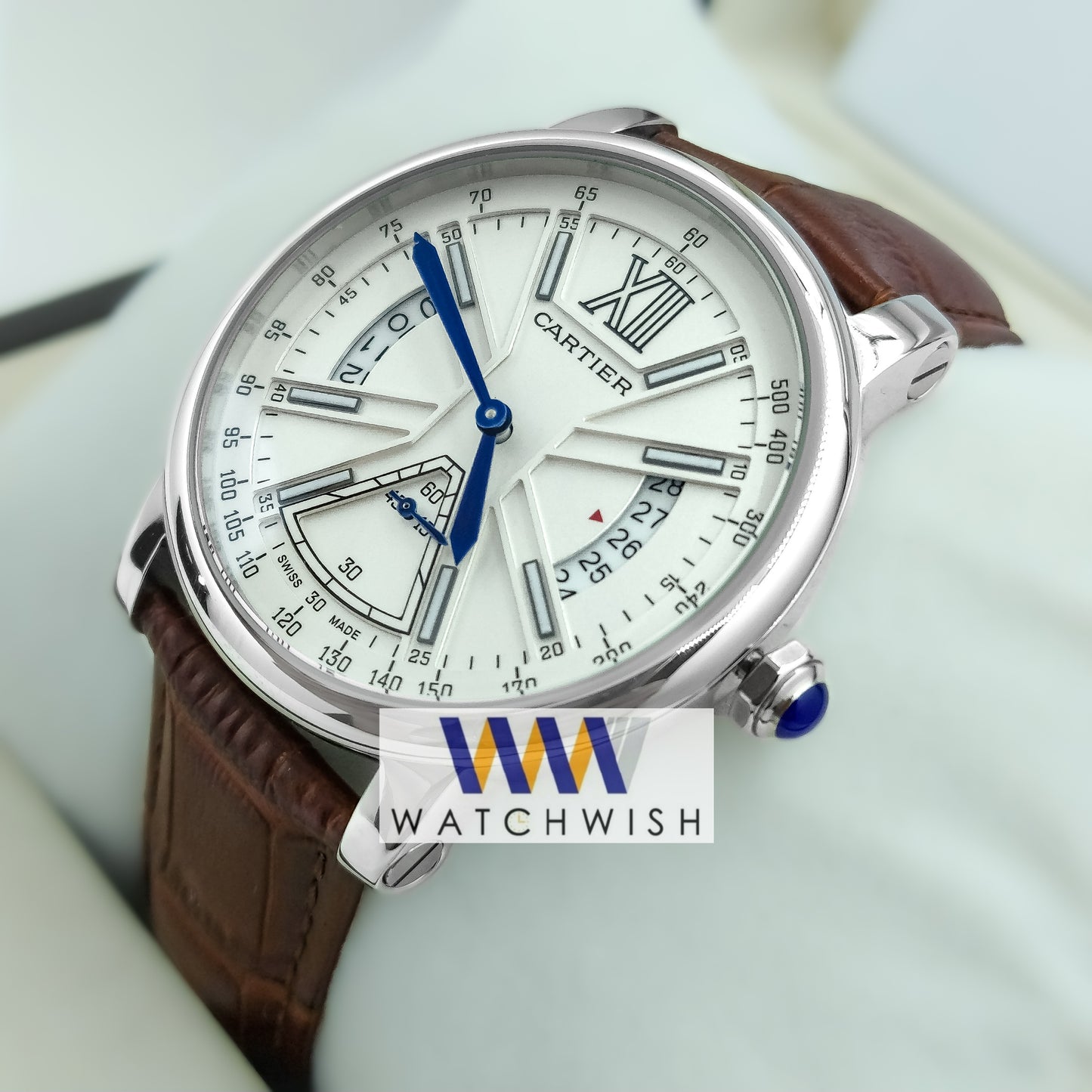 New Collection Silver With White Dial Watch For Men