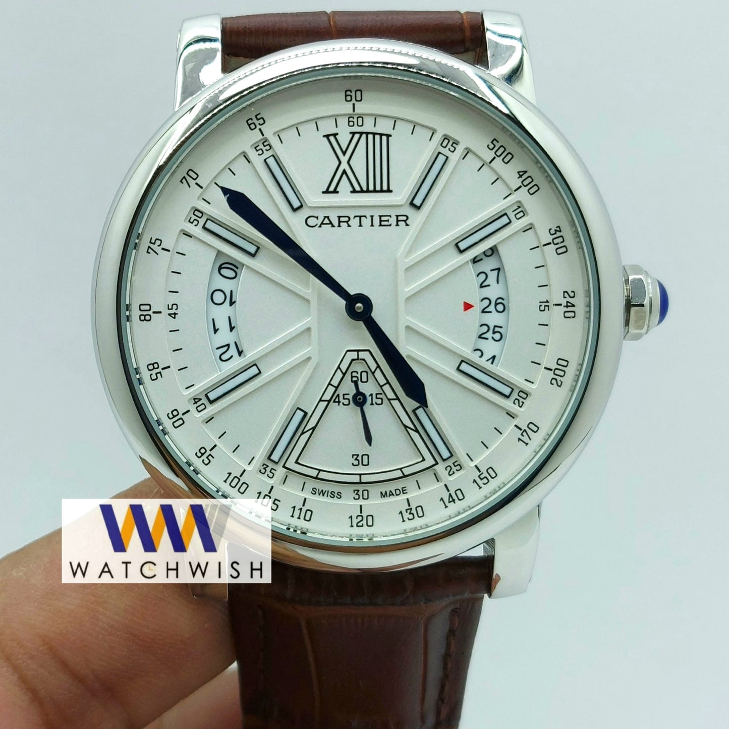 New Collection Silver With White Dial Watch For Men