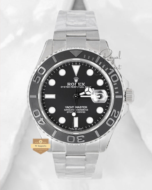 Premium Silver With Black Dial And Bezel  C l e a n  Made Automatic Watch