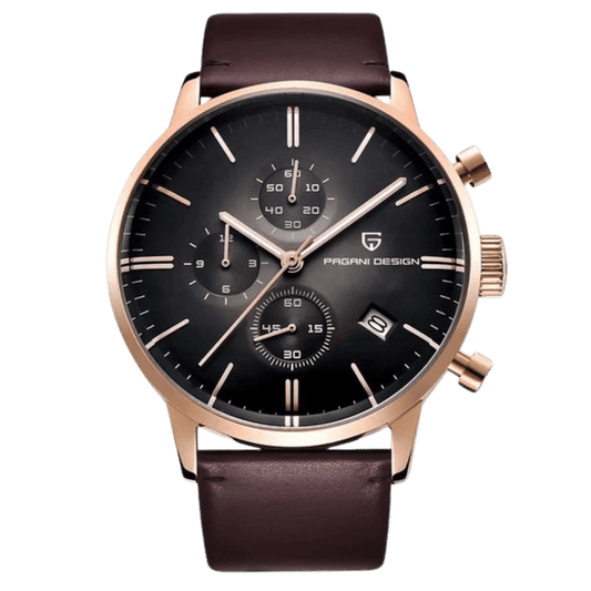 Pagani Design Brown Leather Strap Pd-2720k