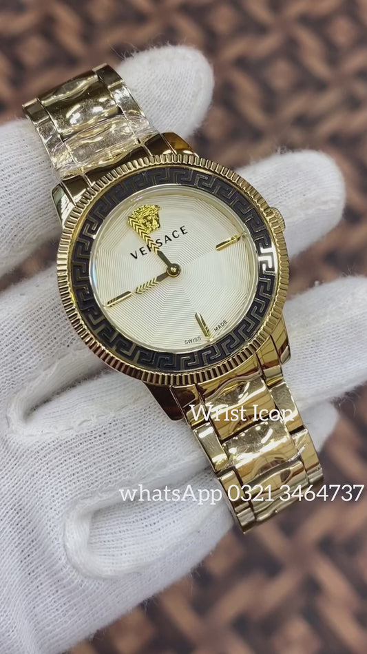 Ladies Collection Yellow Gold With White Dial Watch