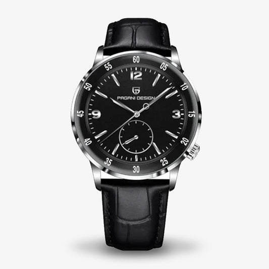 Pagani Design Pd-1790 Black Strap And Dial For Men's Watch