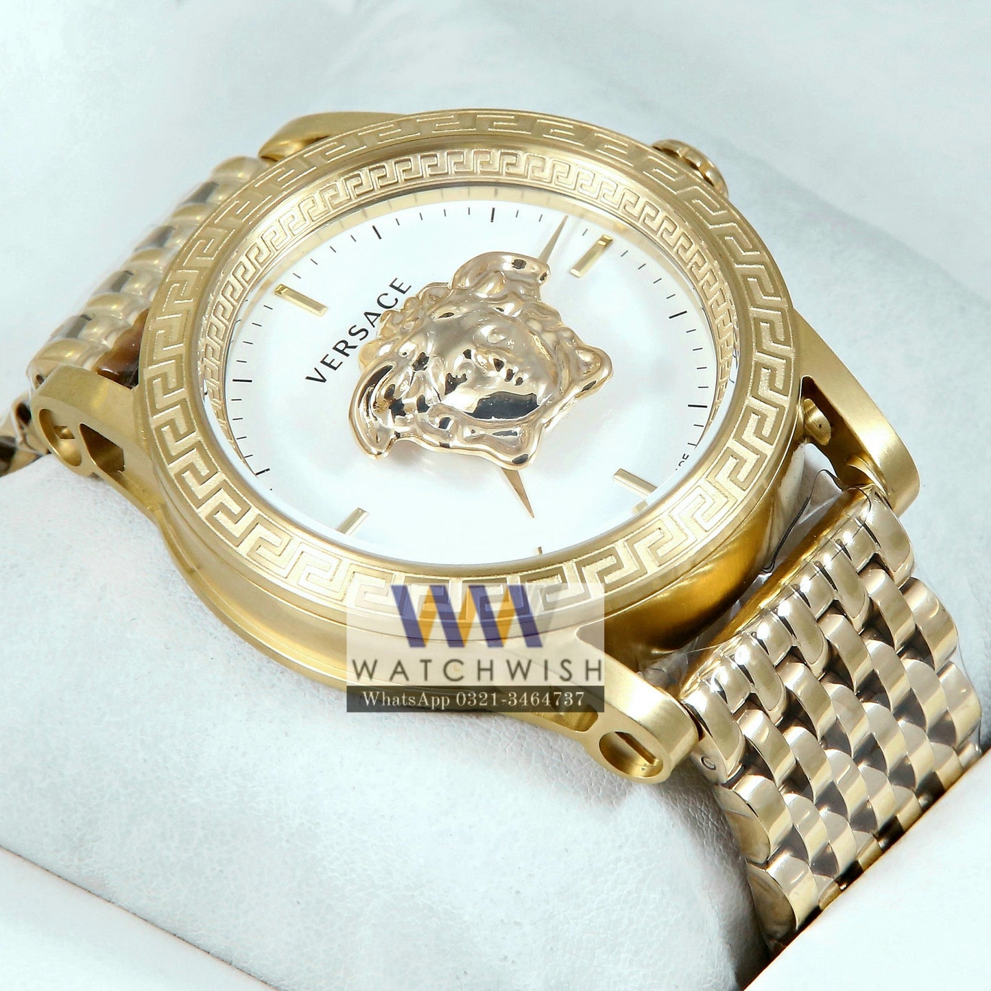 Exclusive Collection Yellow Gold  with White Dial Watch