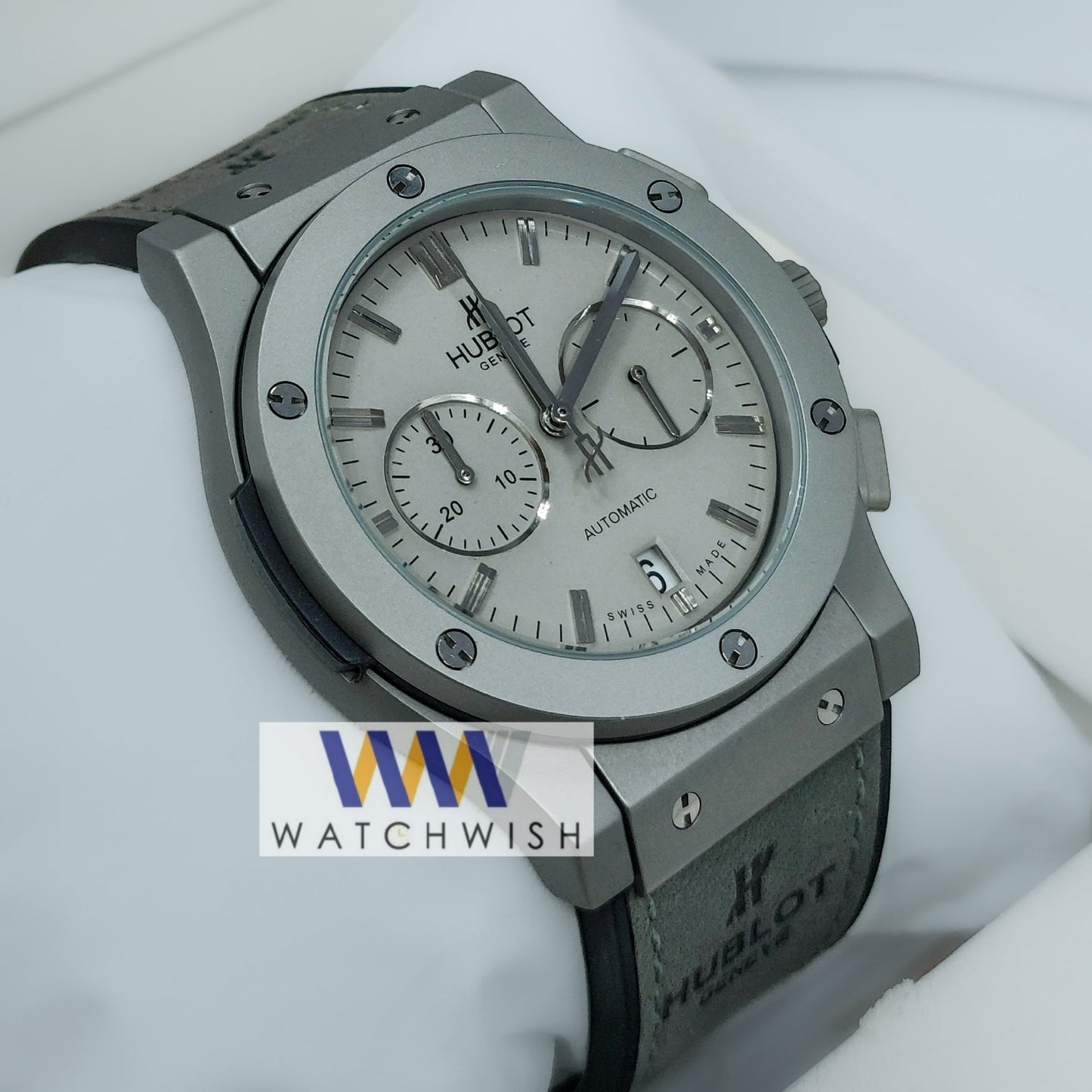 New Collection Full Matt Grey Chronograph Branded Watch