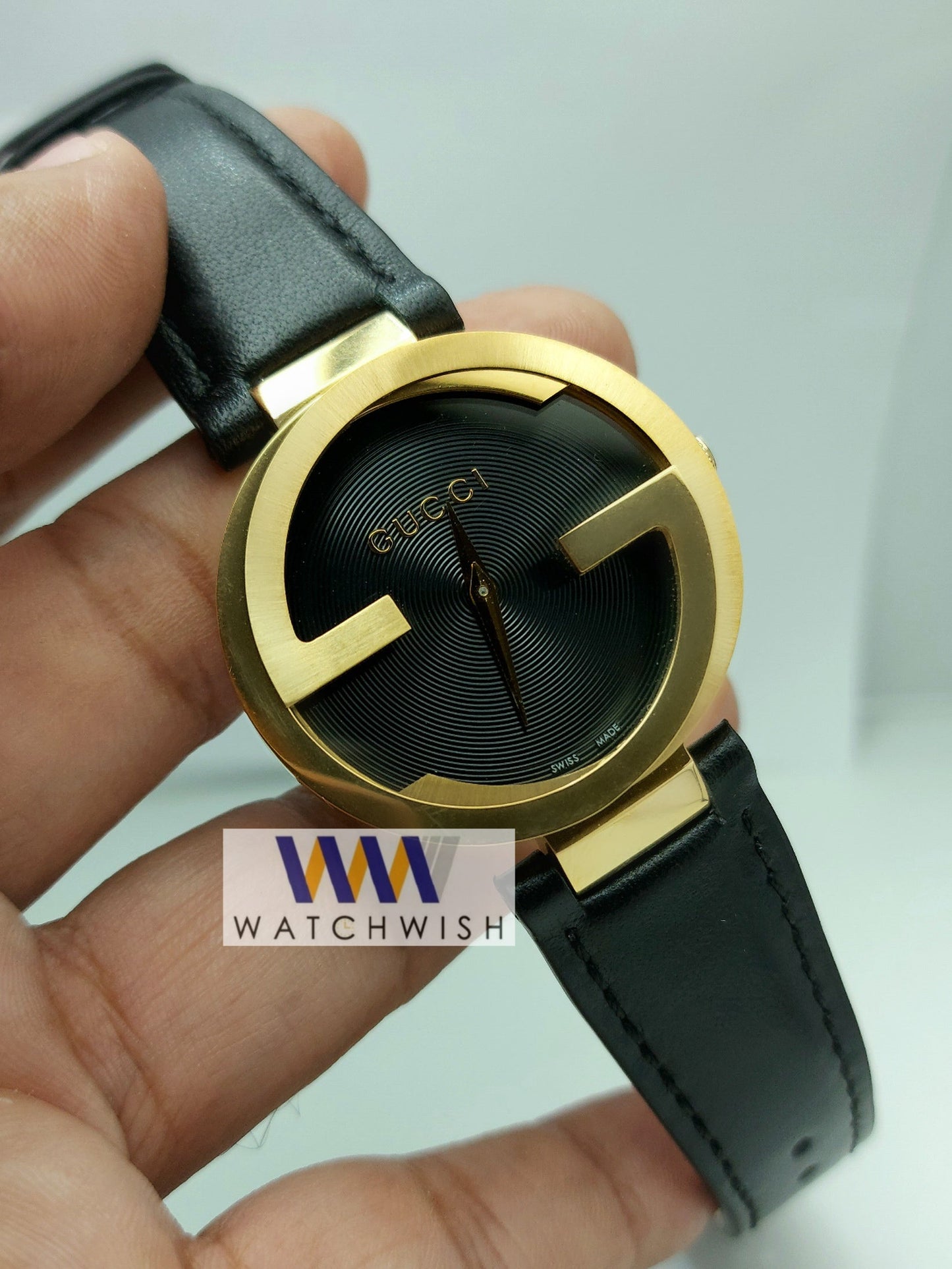 New Collection 37mm Yellow Gold With Black Dial Watch