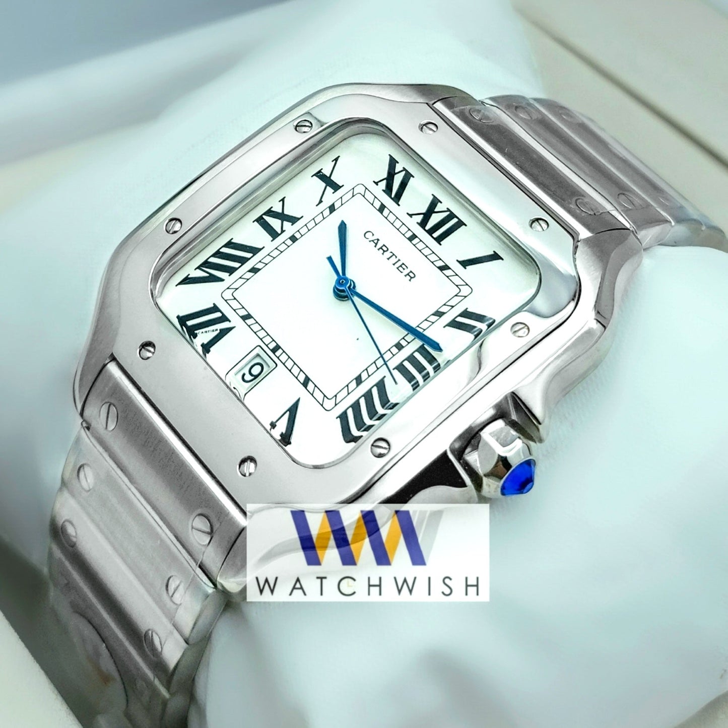 New Collection Silver With White Dial Watch For Men