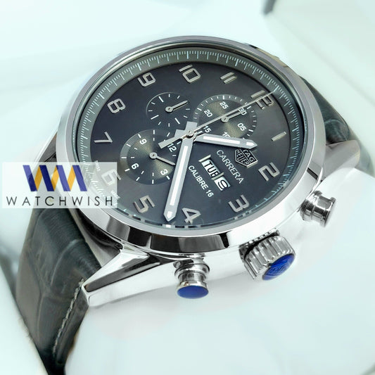 New Collection Silver With Grey Dial Chronograph Watch