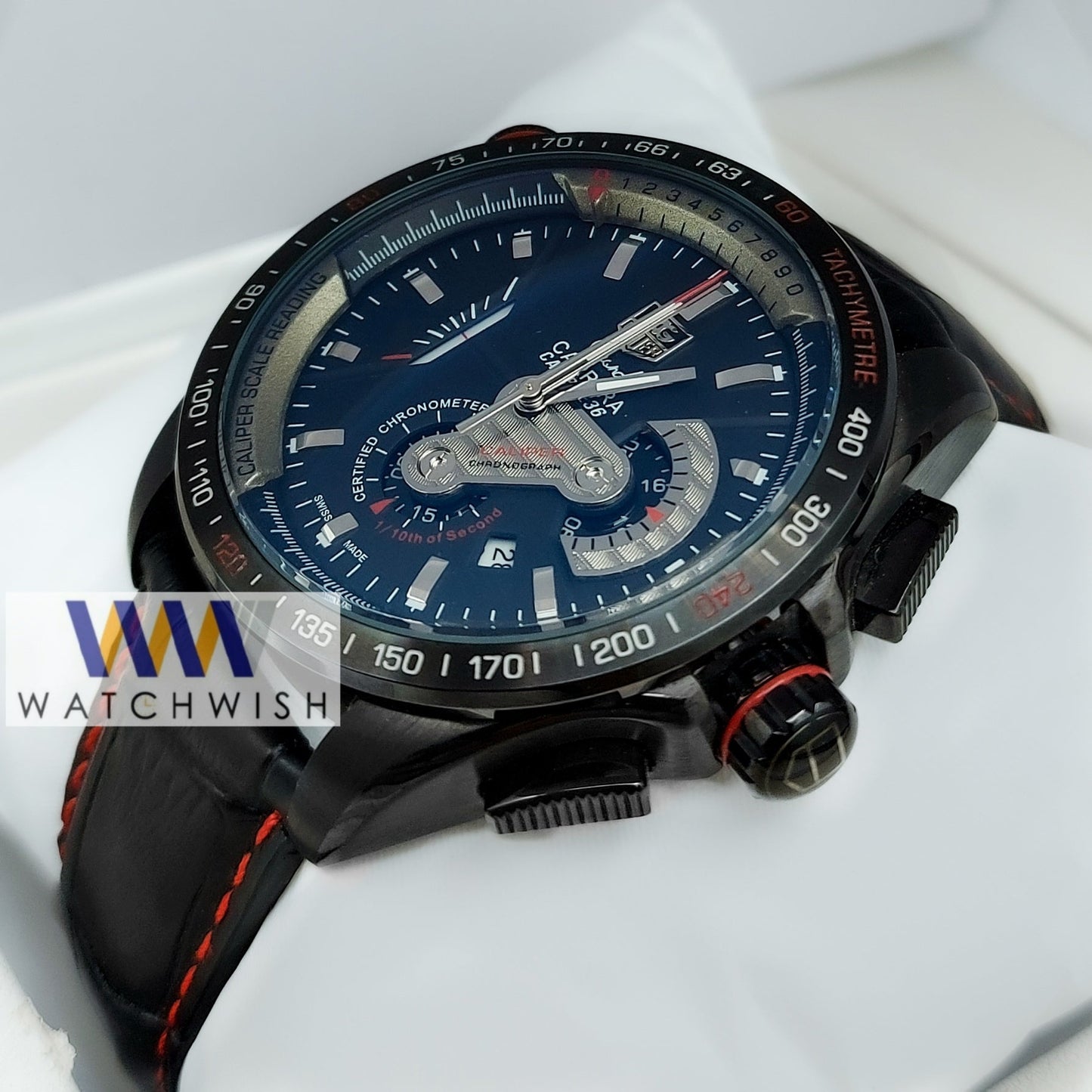 New Collection Full Black Chronograph Watch