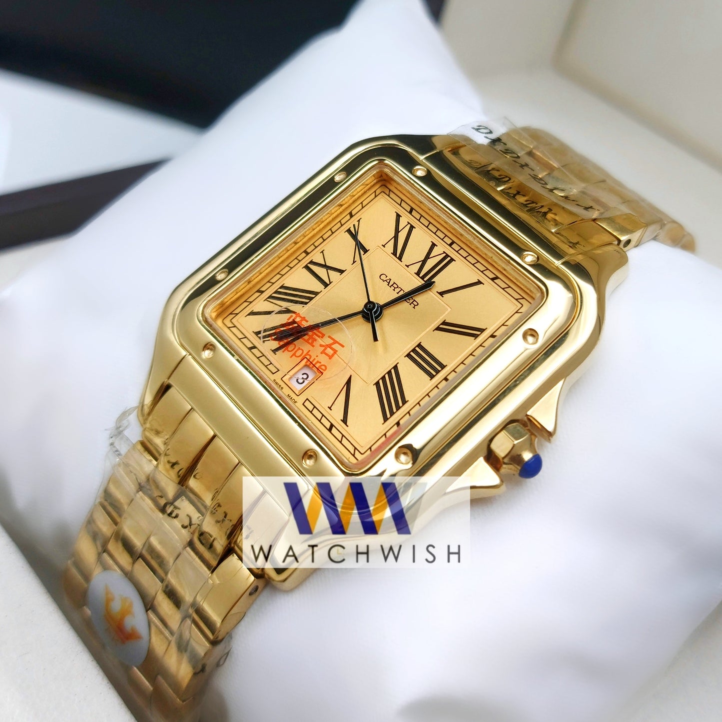 New Collection Yellow Gold Yellow Gold Dial Watch For Men