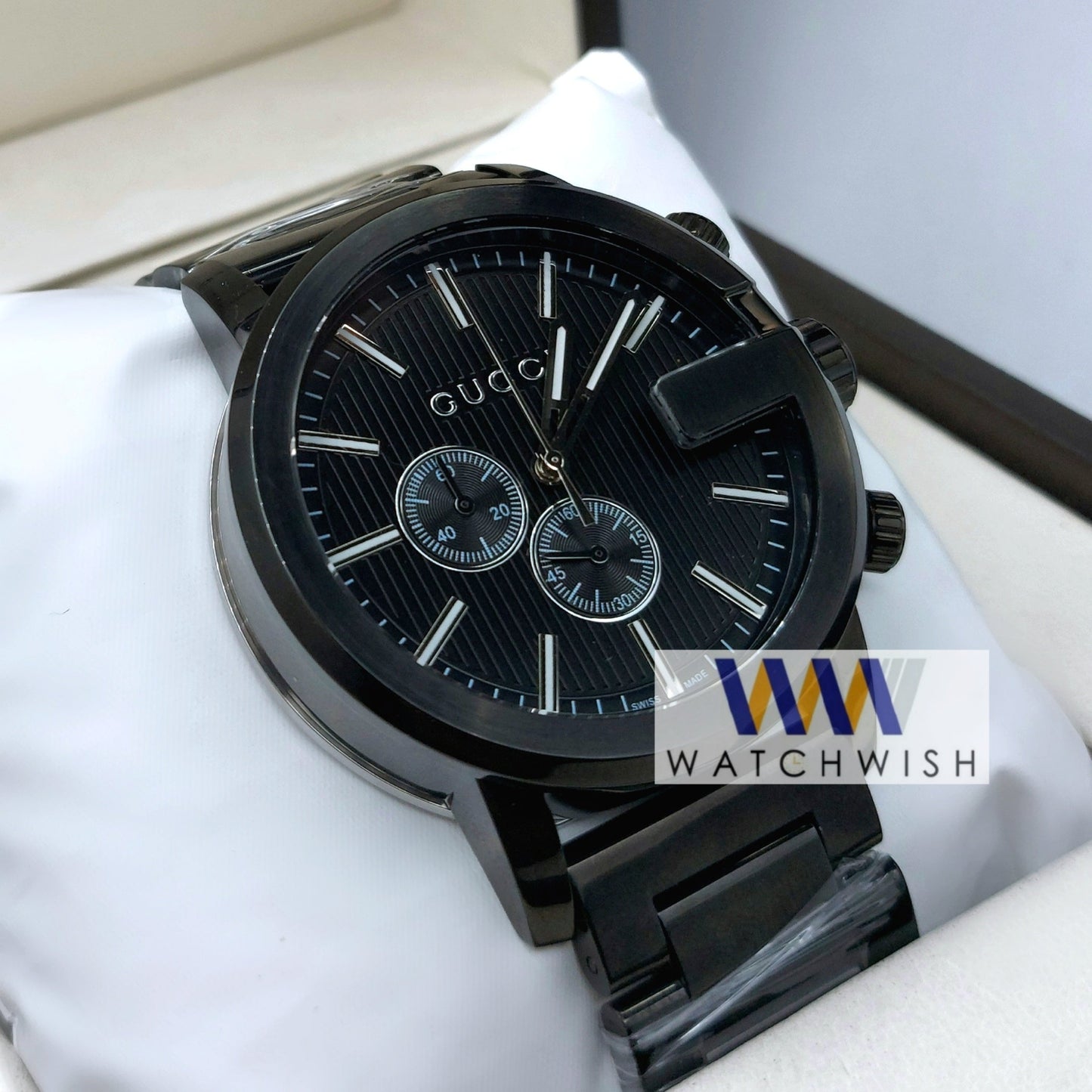 New Collection Full Black Chronograph Watch For Men