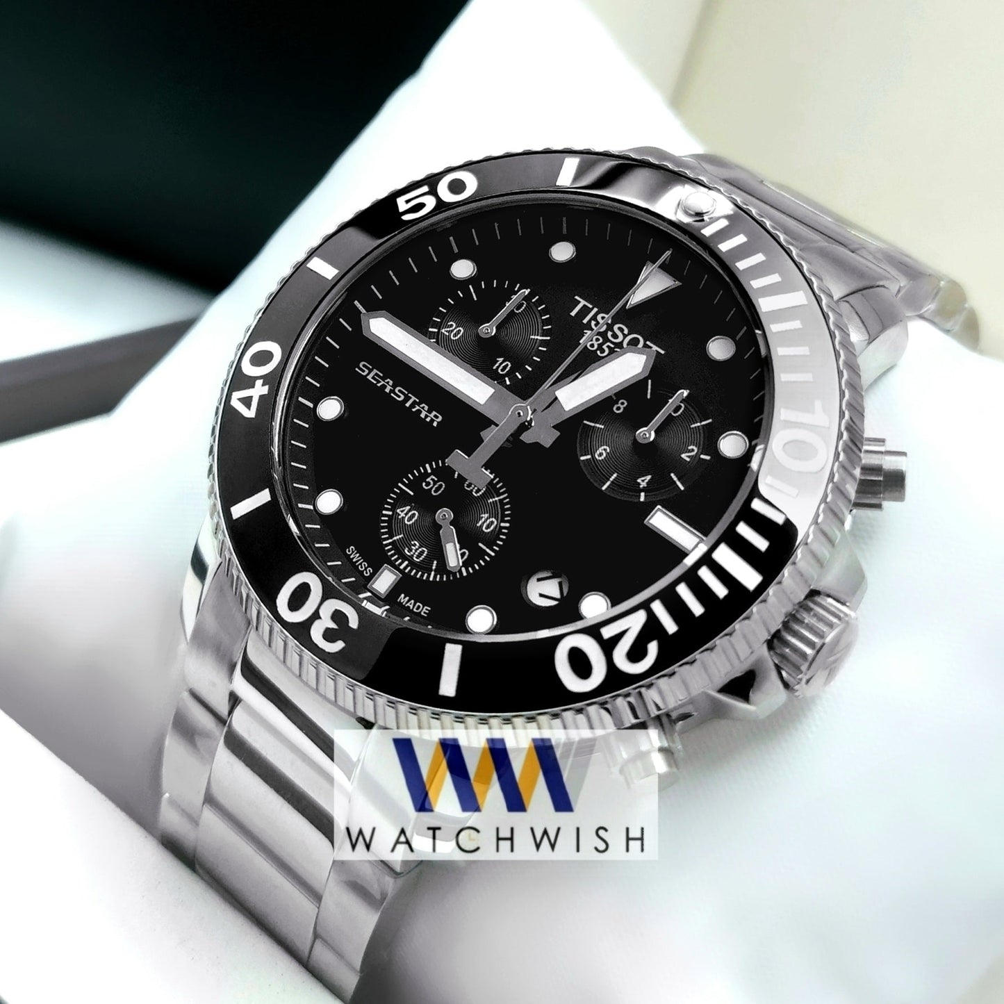 Men's Watch , luxury watches, Black dial watchwish pakistan , seastar 