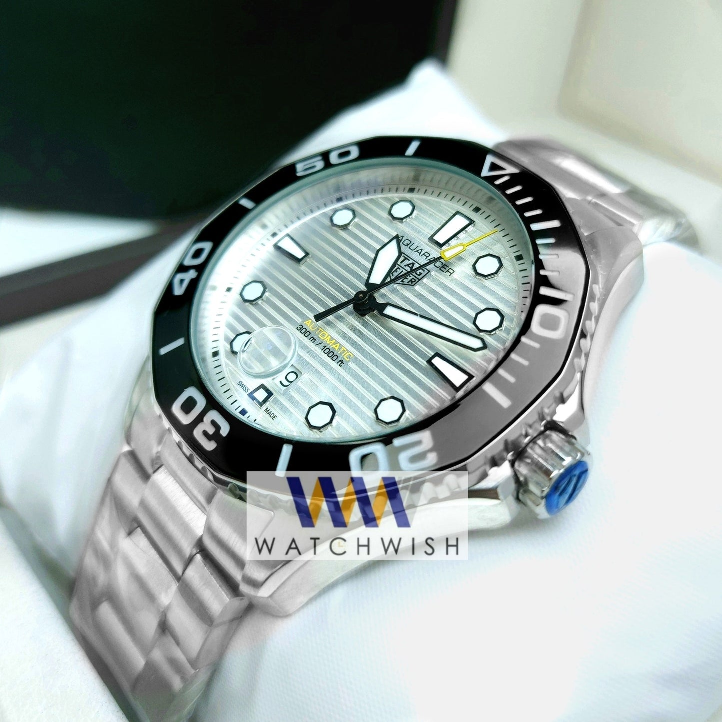 Exclusive Collection Silver With Silver Dial Automatic Watch