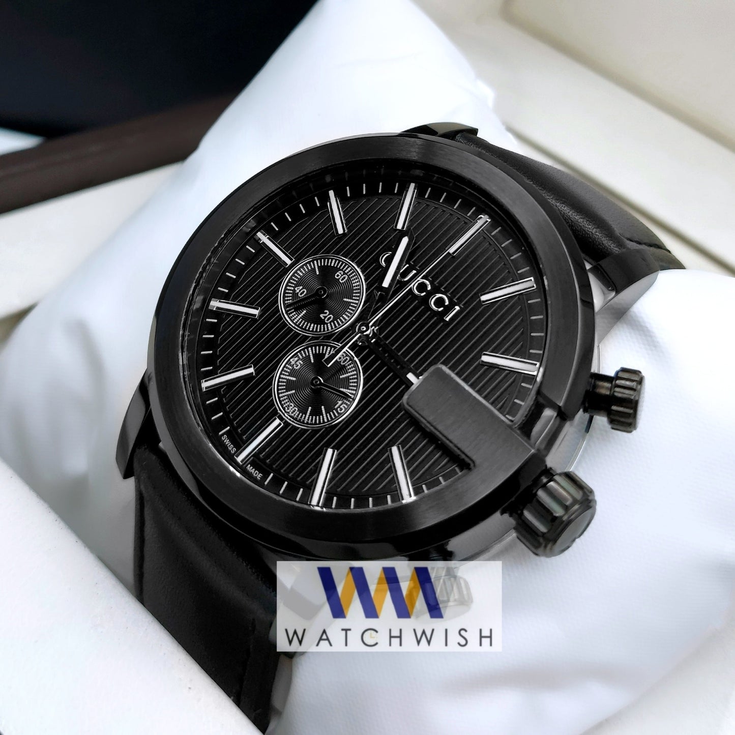 New Collection Full Black Chronograph Watch For Men