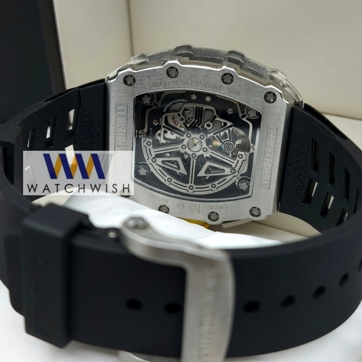 Exclusive Collection Silver With Skeleton Dial Automatic Watch