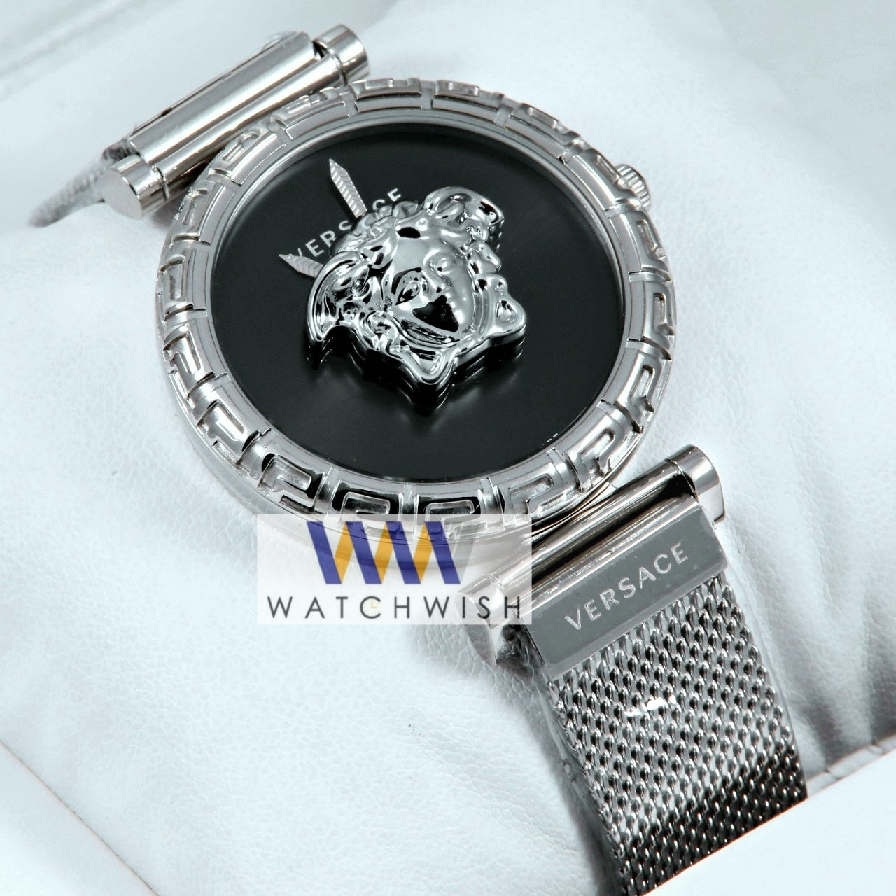 Ladies Collection Silver With Black Dial Watch