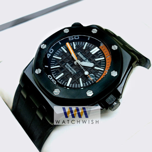 New Collection Full Black Automatic Watch