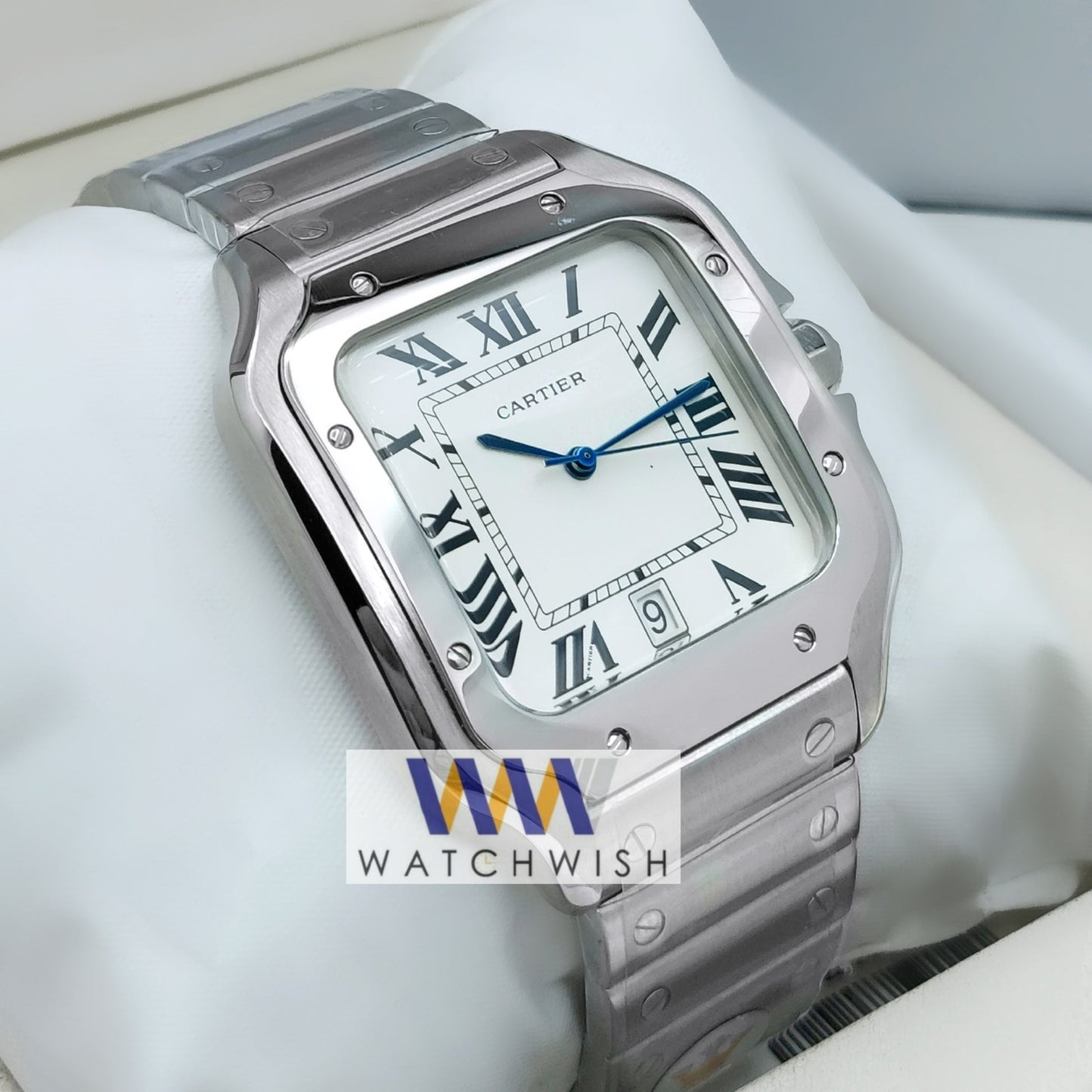 New Collection Silver With White Dial Watch For Men