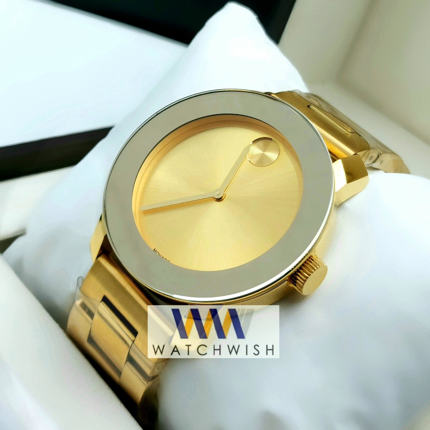 New Collection Gold With Yellow Dial Watch For Men