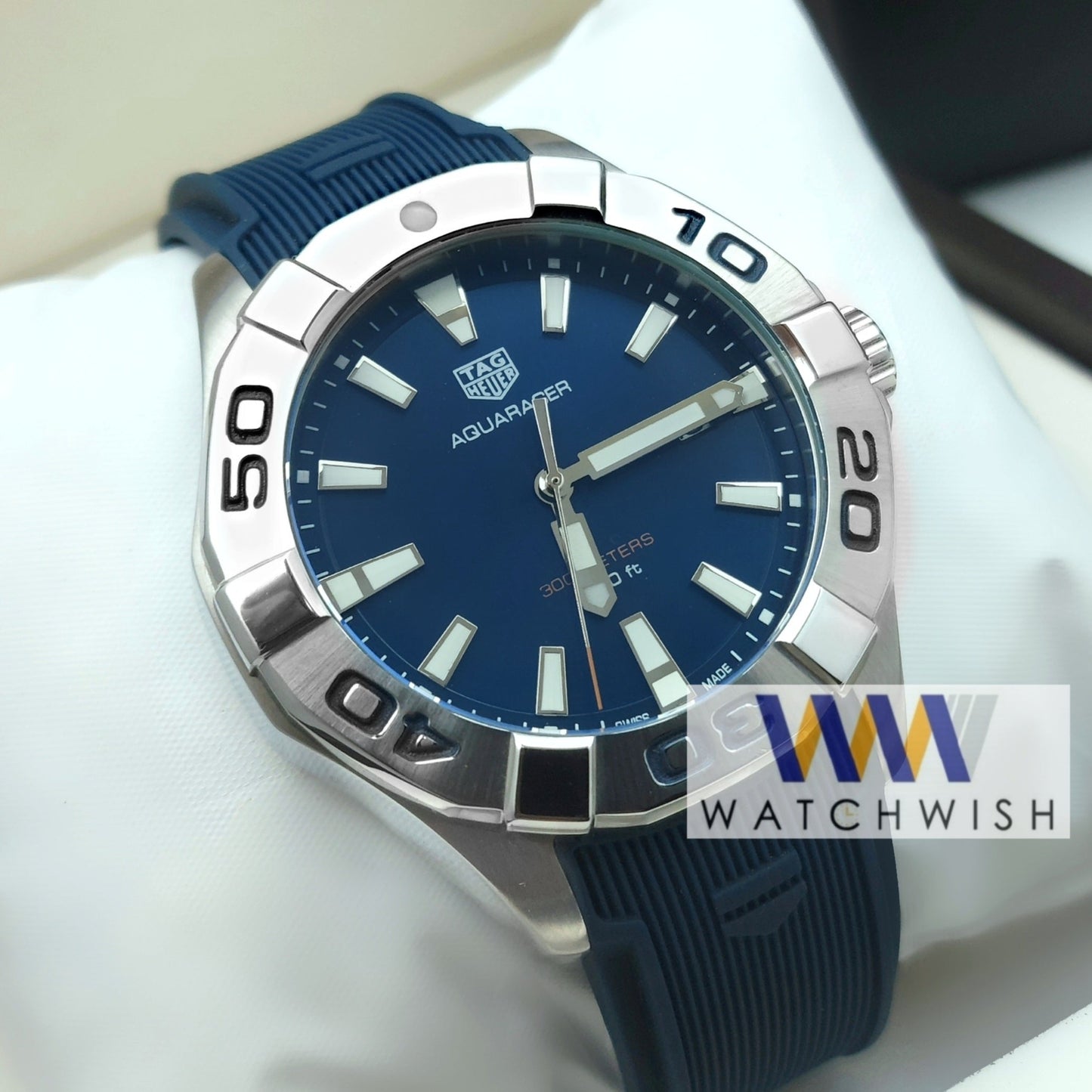 New Collection Silver With Blue Dial Automatic Watch