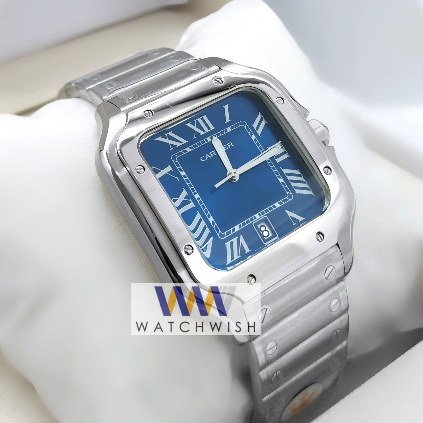 New Collection Silver With Blue Dial Watch For Men