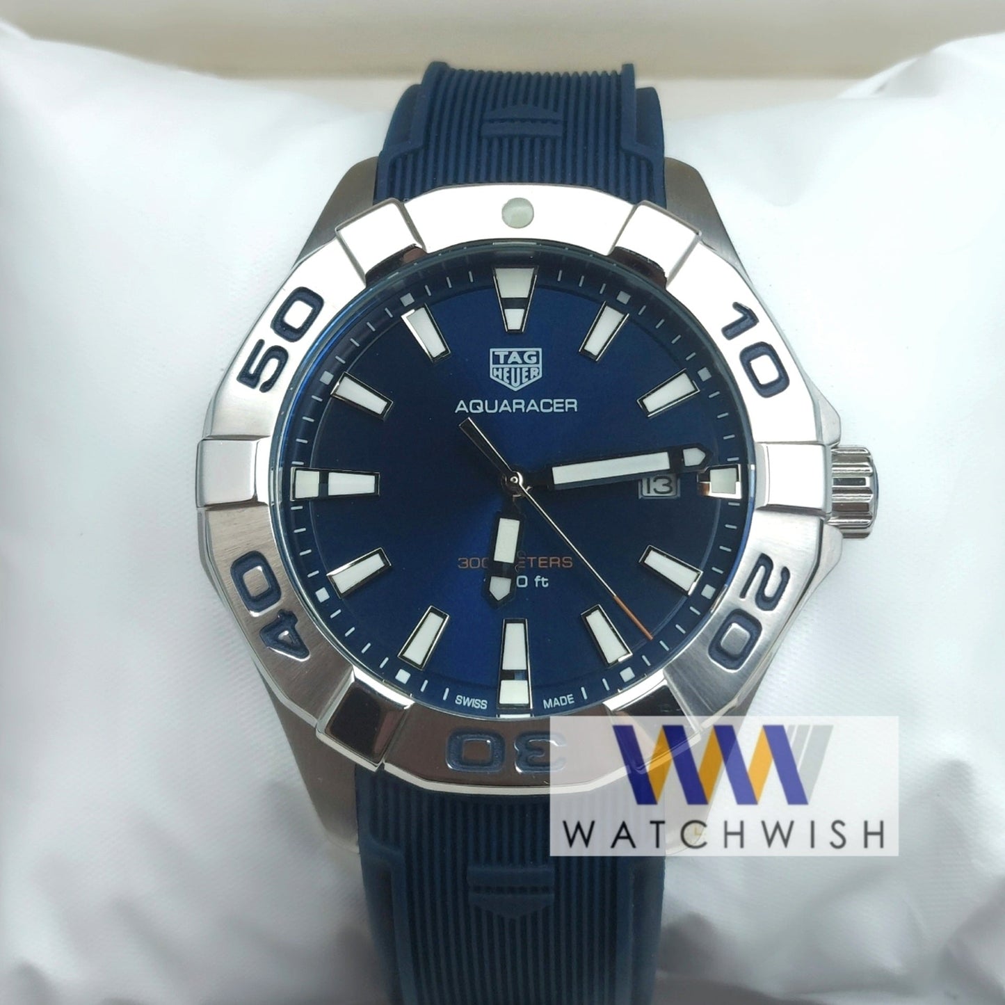 New Collection Silver With Blue Dial Automatic Watch