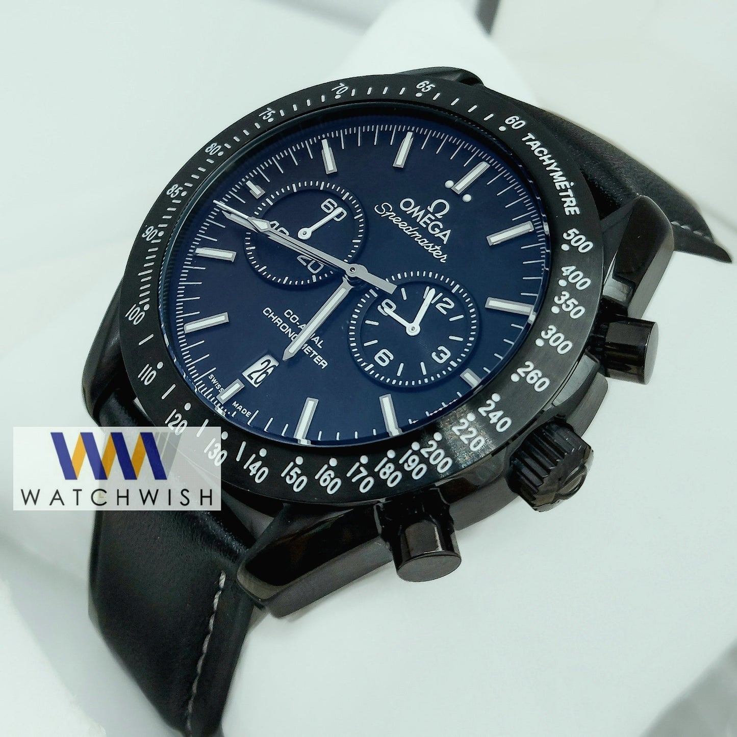New Collection Full Black Chronograph Brand Watch